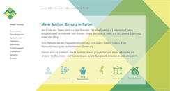 Desktop Screenshot of maler-mathis.ch