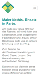 Mobile Screenshot of maler-mathis.ch